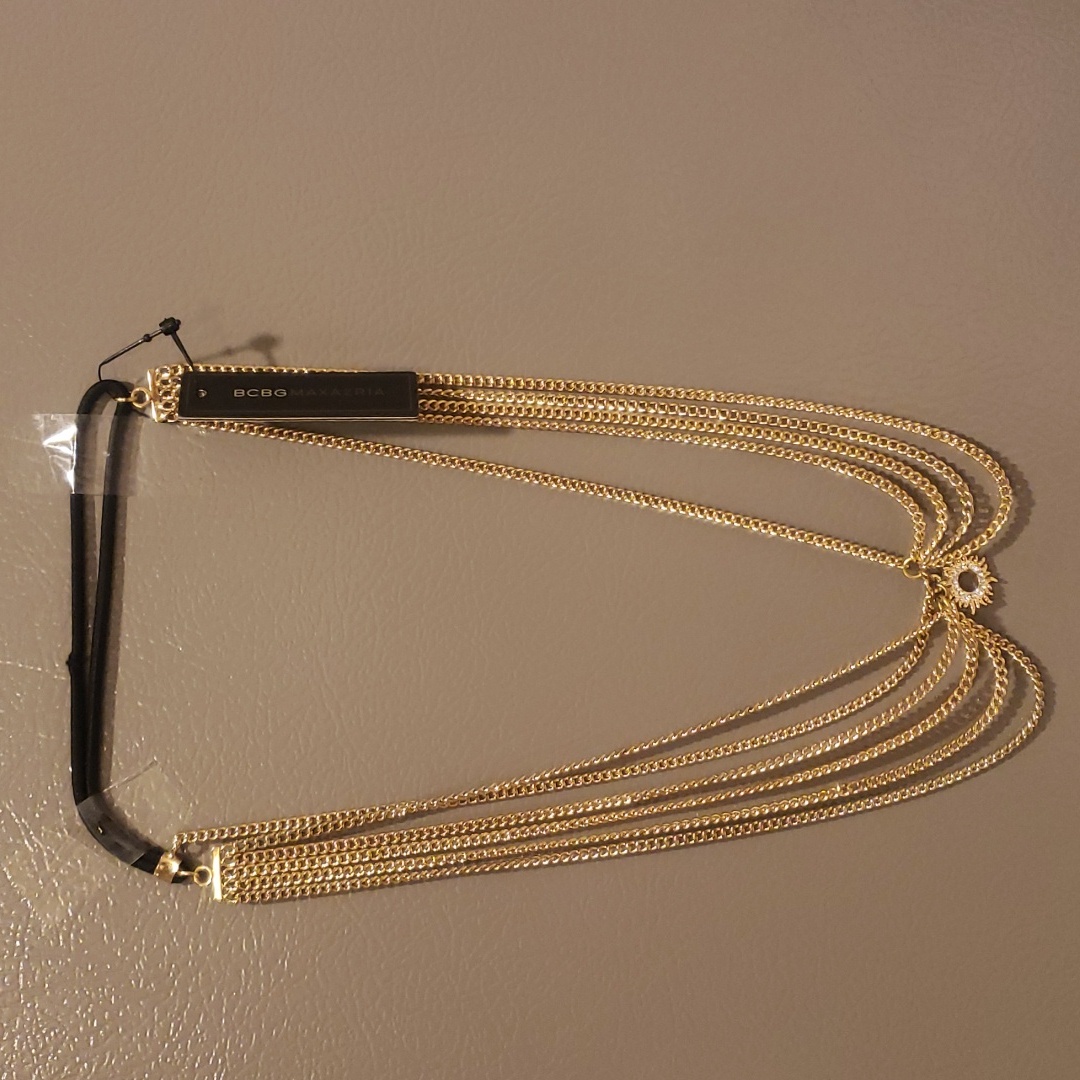 Gold Fashion Necklace By Bcbgmaxazria